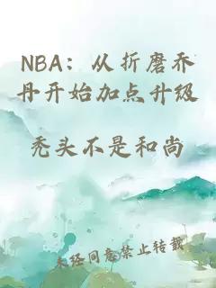 NBA：从折磨乔丹开始加点升级